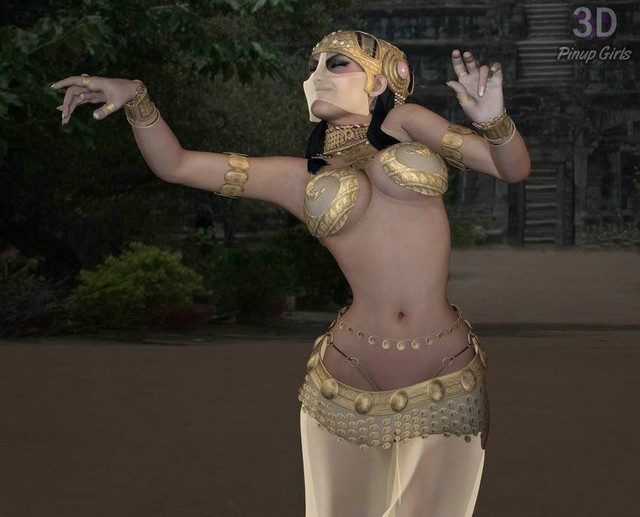 3d Belly Dancer Salome