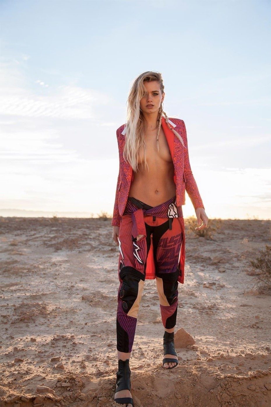 Abbey Lee Kershaw Nude Posing Topless