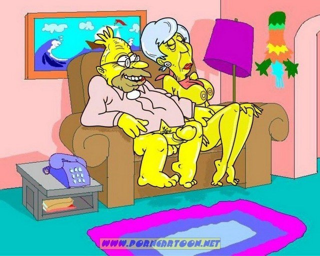 Abraham Simpson Cartoon Porn