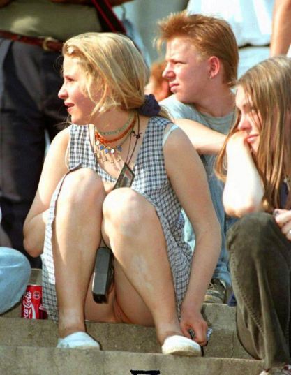 Accidental Upskirt No Panties Oops