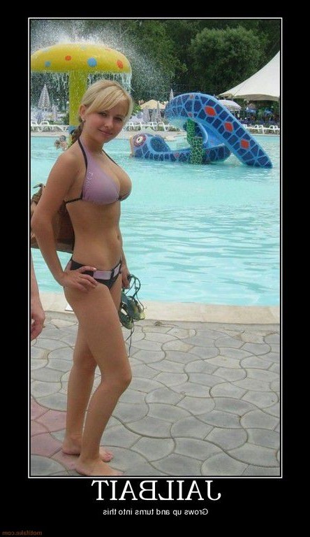 Hot Blonde Teens At Water Park