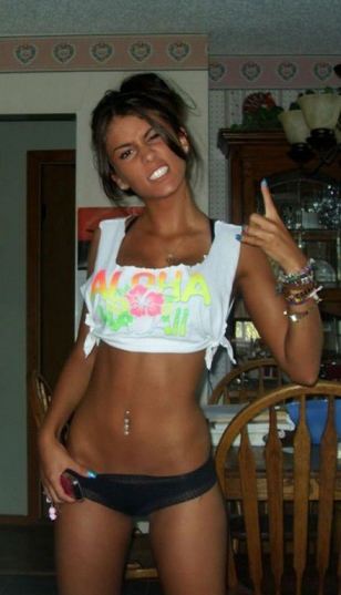 Hot Tan Fit Girl