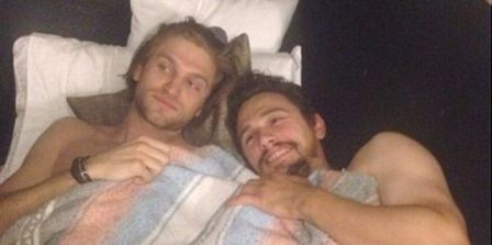 James Franco Shirtless Selfie