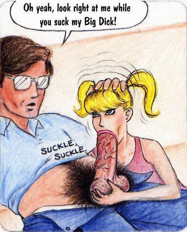 John Persons Interracial Cartoon Blowjob