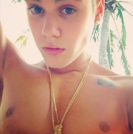 Justin Bieber Hard Nipples