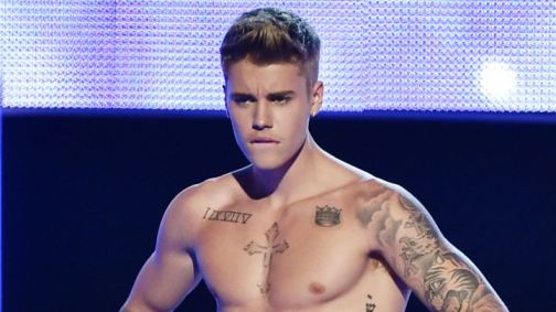 Justin Bieber Shirtless