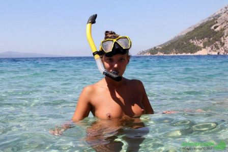 Katya Nude Snorkeling