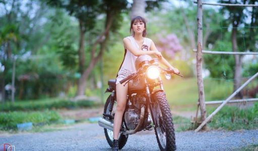 Legs Asian Girl Bike Sexy Erotic