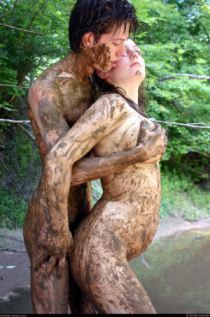 Lesbian Sex Naked Girls Covered In Mud