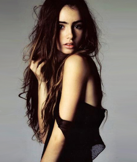 Lily Collins Naked