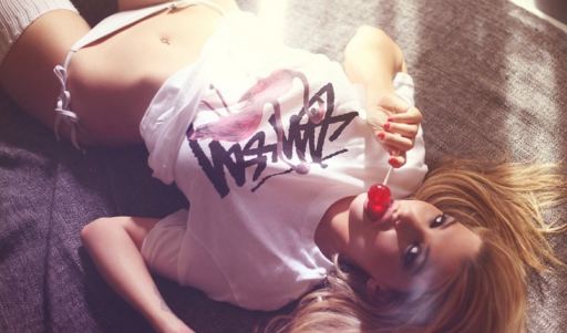 Lips Erotic Erotic Blonde Girl Teen Sexy