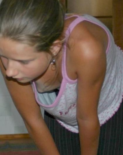 Little Girl Down Blouse