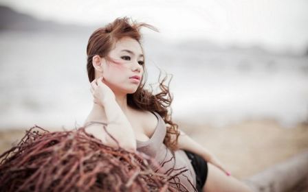 Lovely Asian Girl Look