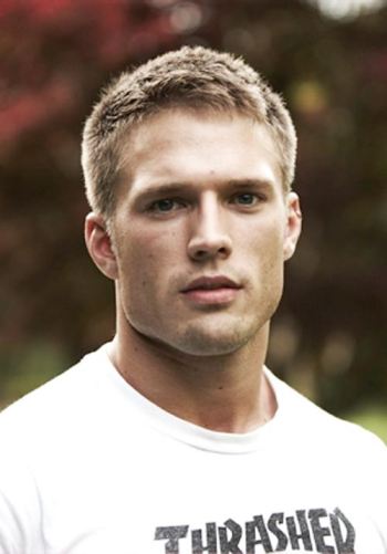 Male Model With Blonde Hair Blue Eyes