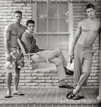 Male Nude Carlson Twins