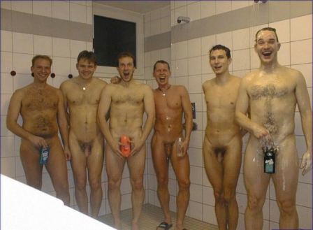 Male Swim Team Shower Locker