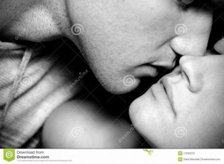 Man And Woman Kissing