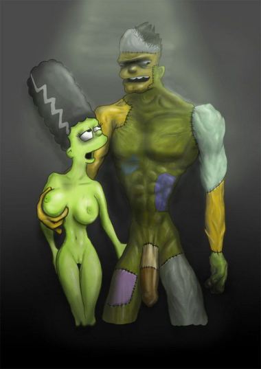 Marge Simpson Bride Of Frankenstein