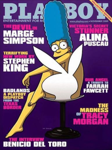 Marge Simpson Playboy