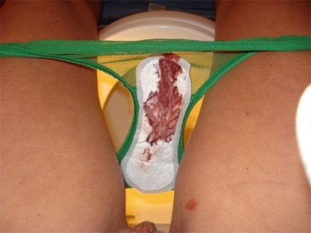 Menstruation Pad Porn