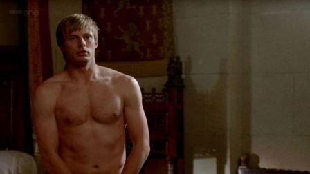 Merlin Bradley James Shirtless