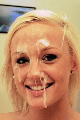 Messy Teen Facial Cumshots
