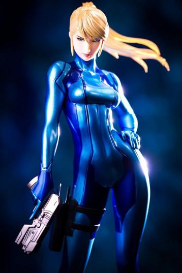 Metroid Samus Aran Zero Suit Tentacle