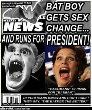 Michele Bachmann Bat Boy