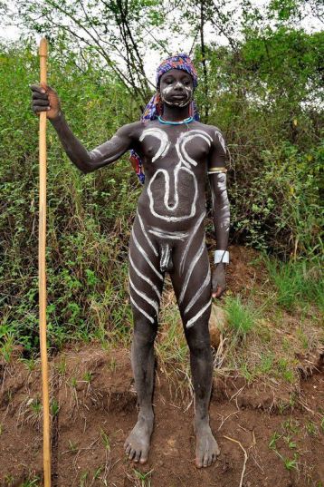 Naked African Tribe Men