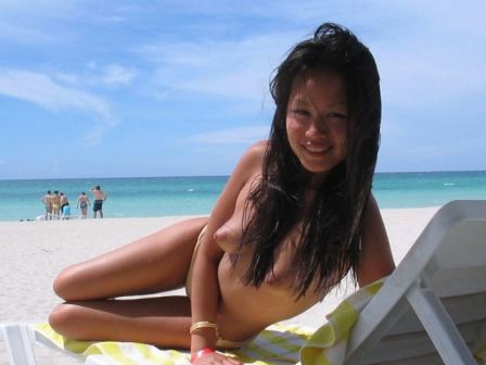 Naked Asian Girls Nude On The Beach