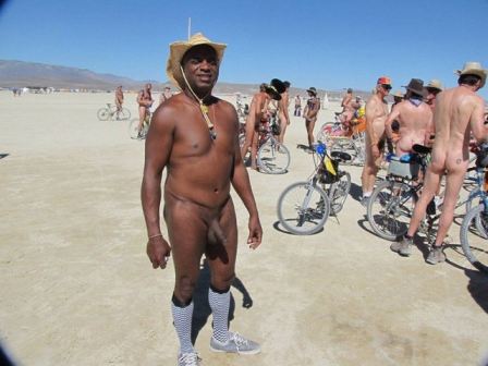 Naked At Burning Man Nude