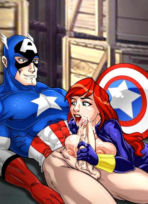 Naked Black Widow And Other Toons
