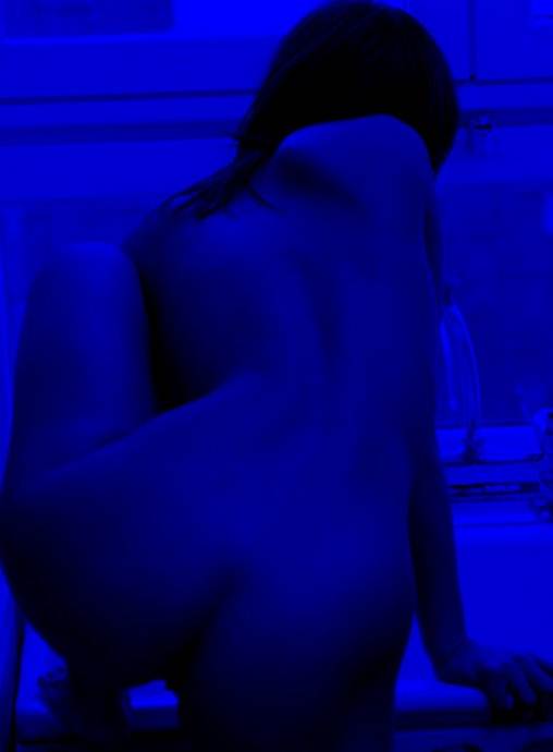 Naked Blue Pussy In Eager To Fuck