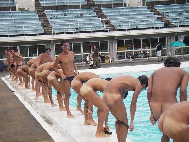 Naked Boys Swim Team Nude