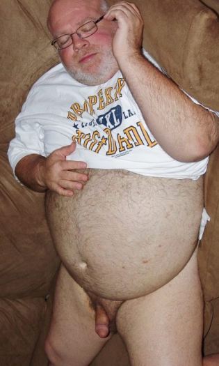 Naked Fat Men Bellies