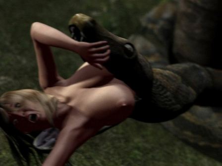 Naked Girl Eaten By Snake