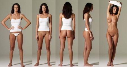 Naked Girls On Then Off Clothes