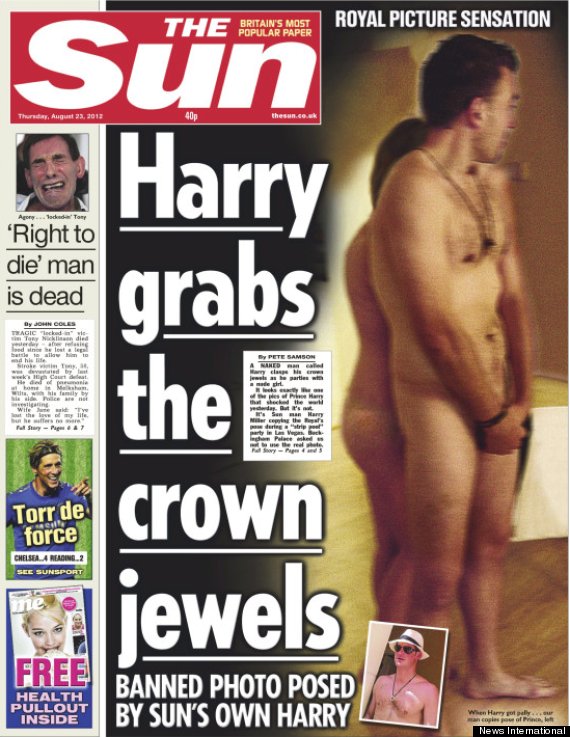 Naked Prince Harry Nude