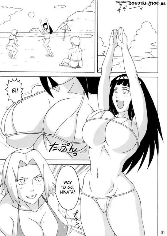 Naruto Tsunade Hinata Sakura Temari Beach Sex