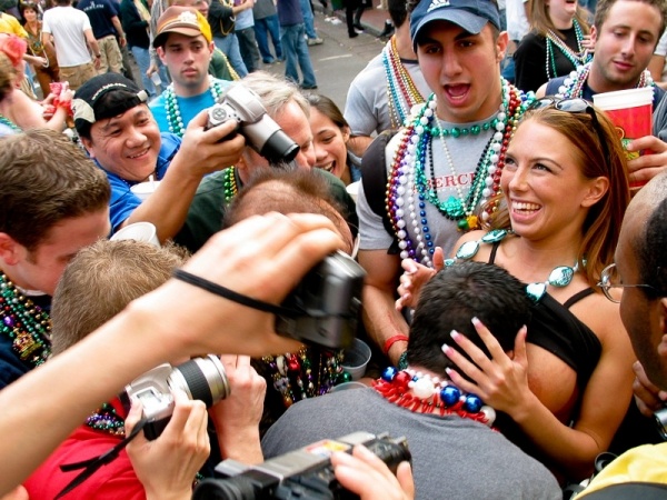 New Orleans Mardi Gras Boobs