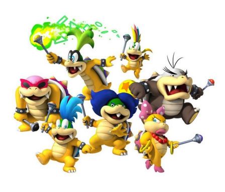 New Super Mario Bros Koopalings