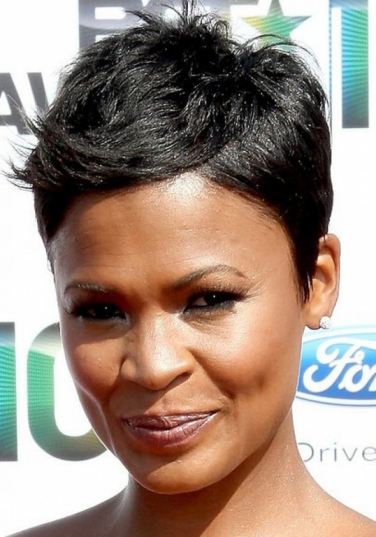 Nia Long Short Pixie Cut