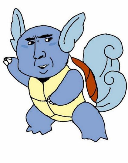 Nicolas Cage Pokemon Faces