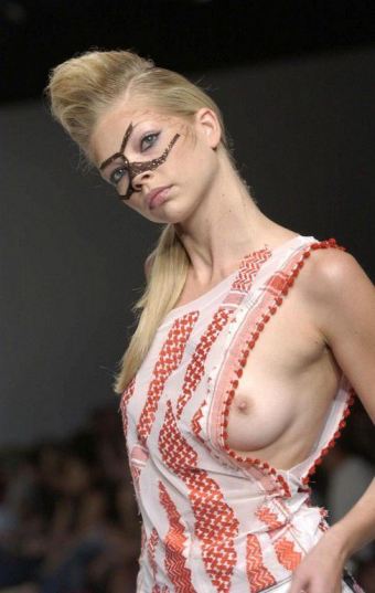 Nipple Slip Catwalk Oops Models