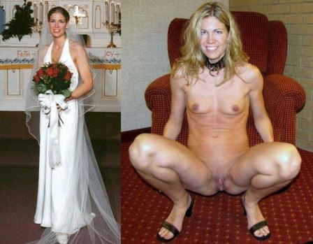 Nude Amateur Bride Dressed And Undressed