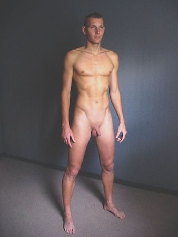 Nude Male Art Models Posing