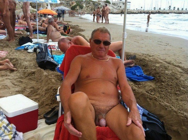 Nude Old Man Underwear