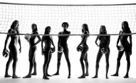 Nude Olympic Women Volleyball Team