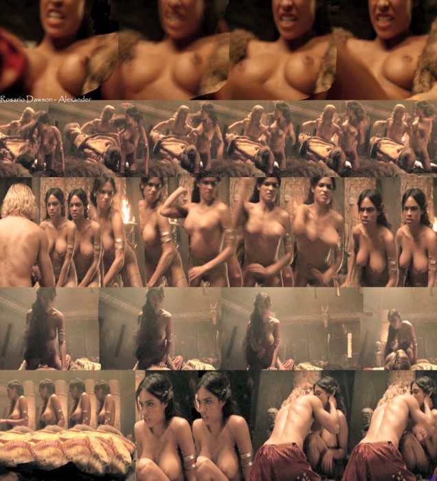 Nude Rosario Dawson Alexander Scene