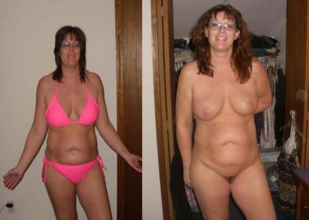 Nude Women Clothed Vs Unclothed